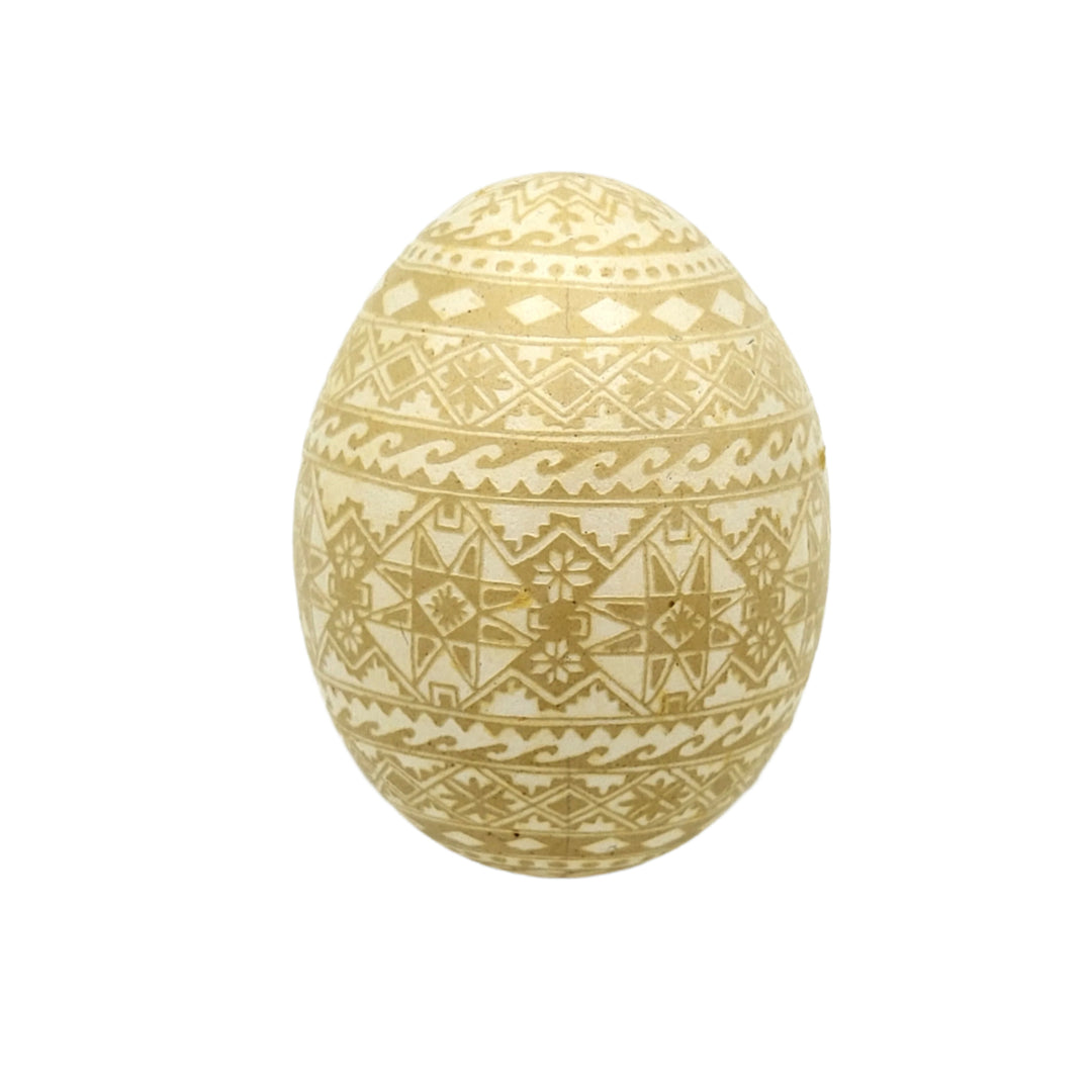 Etched Pysanka Egg