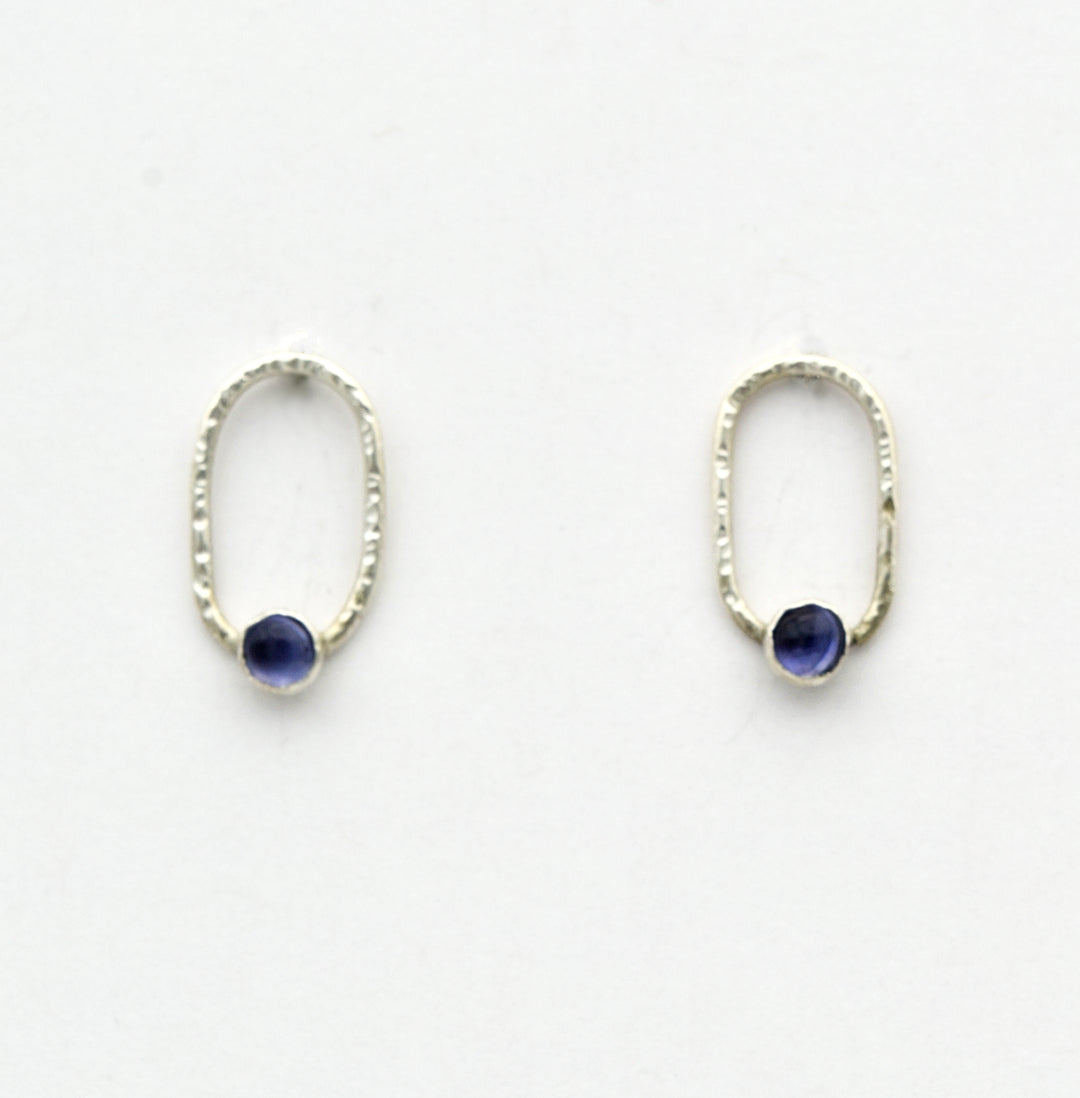 Iolite earrings