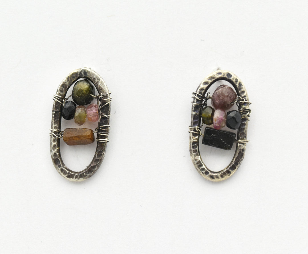 Tourmaline Oval Earrings