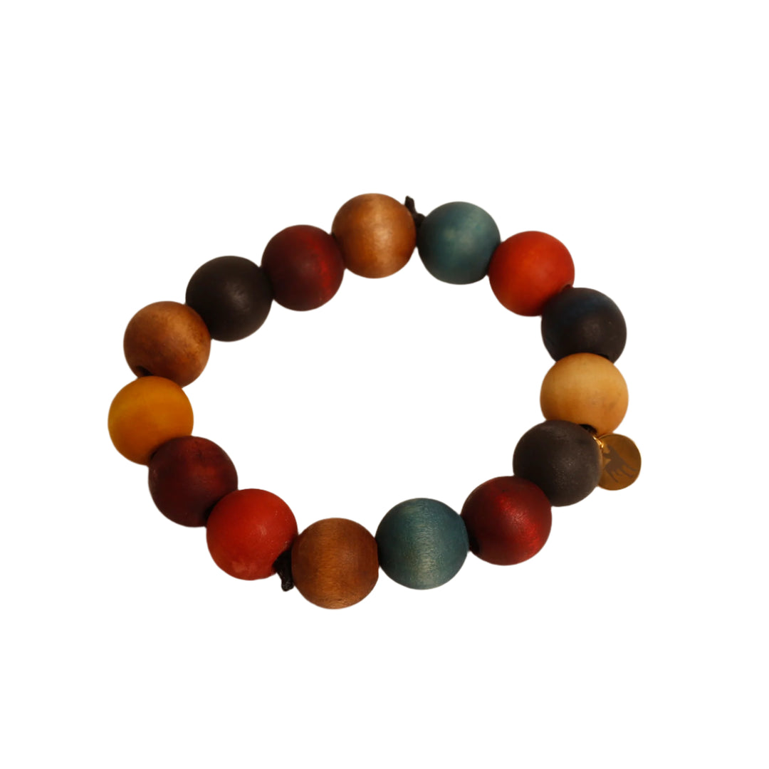 Beaded Collar - 10" - Large Beads - Multi color