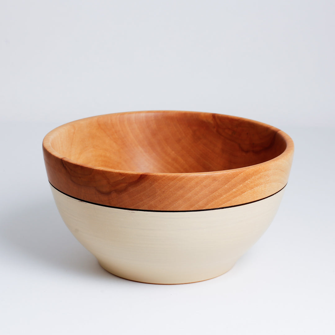 Bowl, Birch, Cream, 8.75x4.5