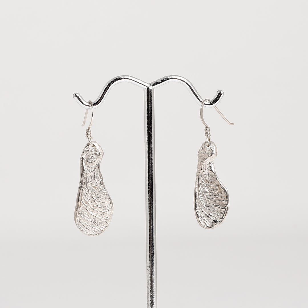 Earring, Winged Seed Pod