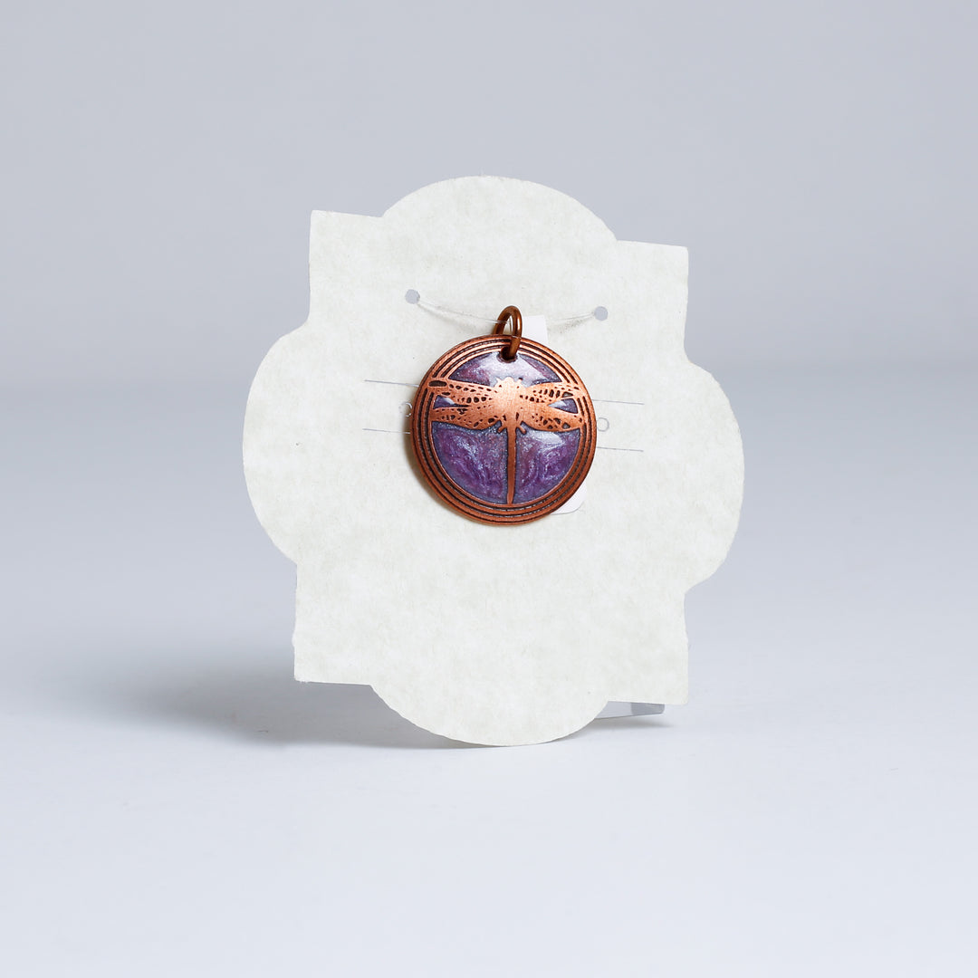 Pendant, Dragonfly Lavender