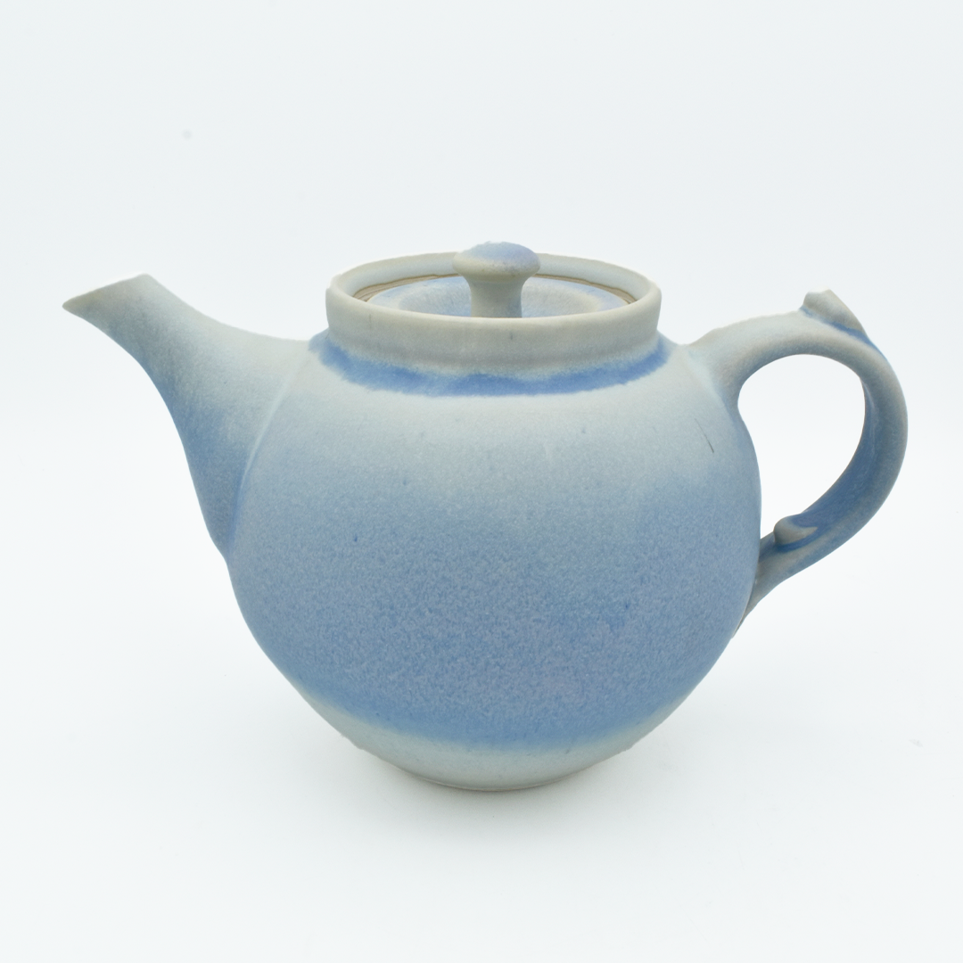 Matte Blue Tea Pot