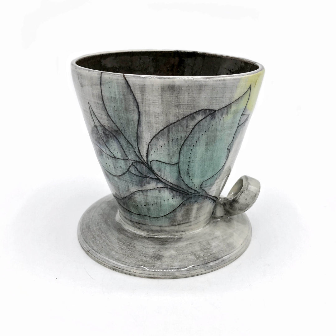 Leaf Motif Pour Over Coffee Brewer