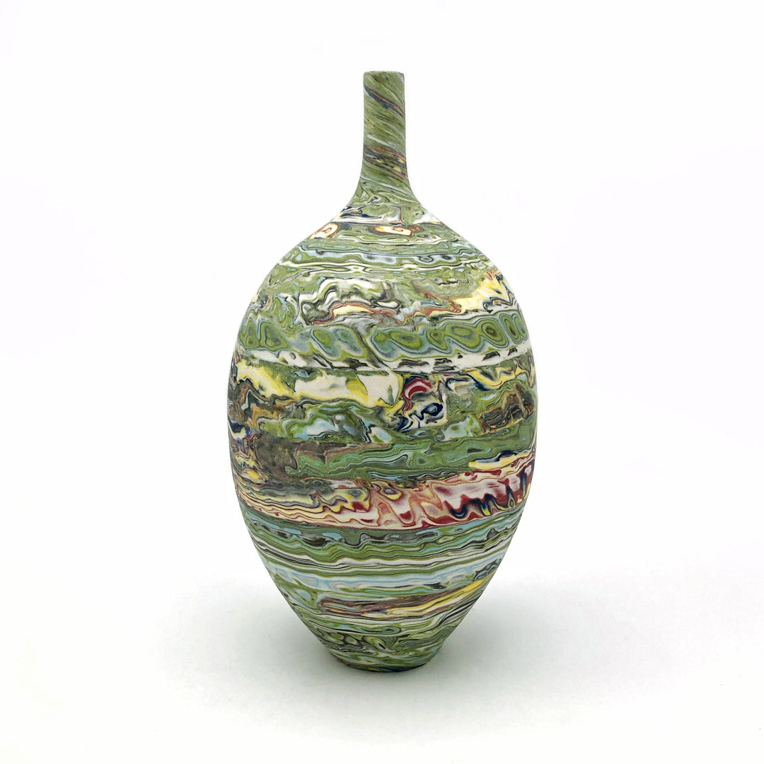 Warm Tone Strata Vessel #20