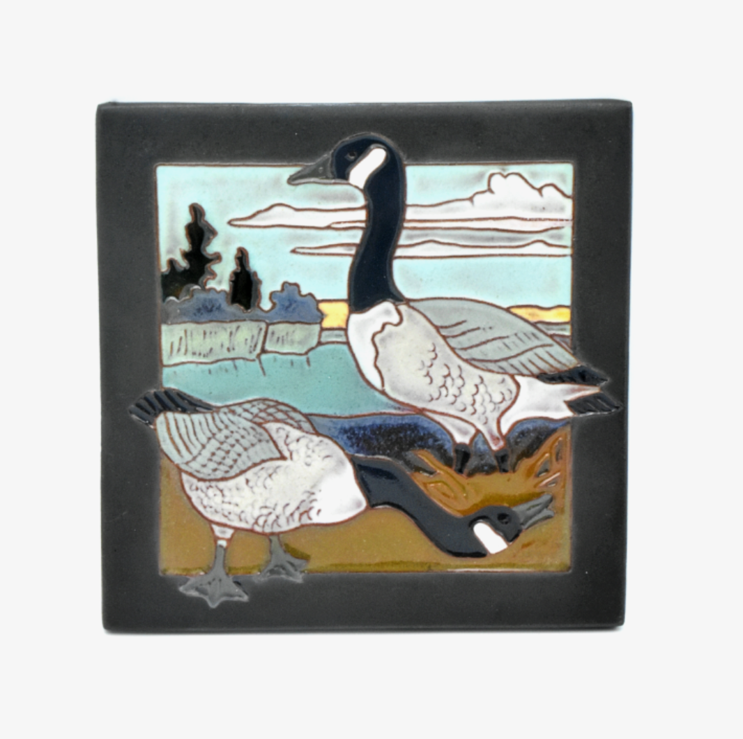 Tile, Canada Geese Standing