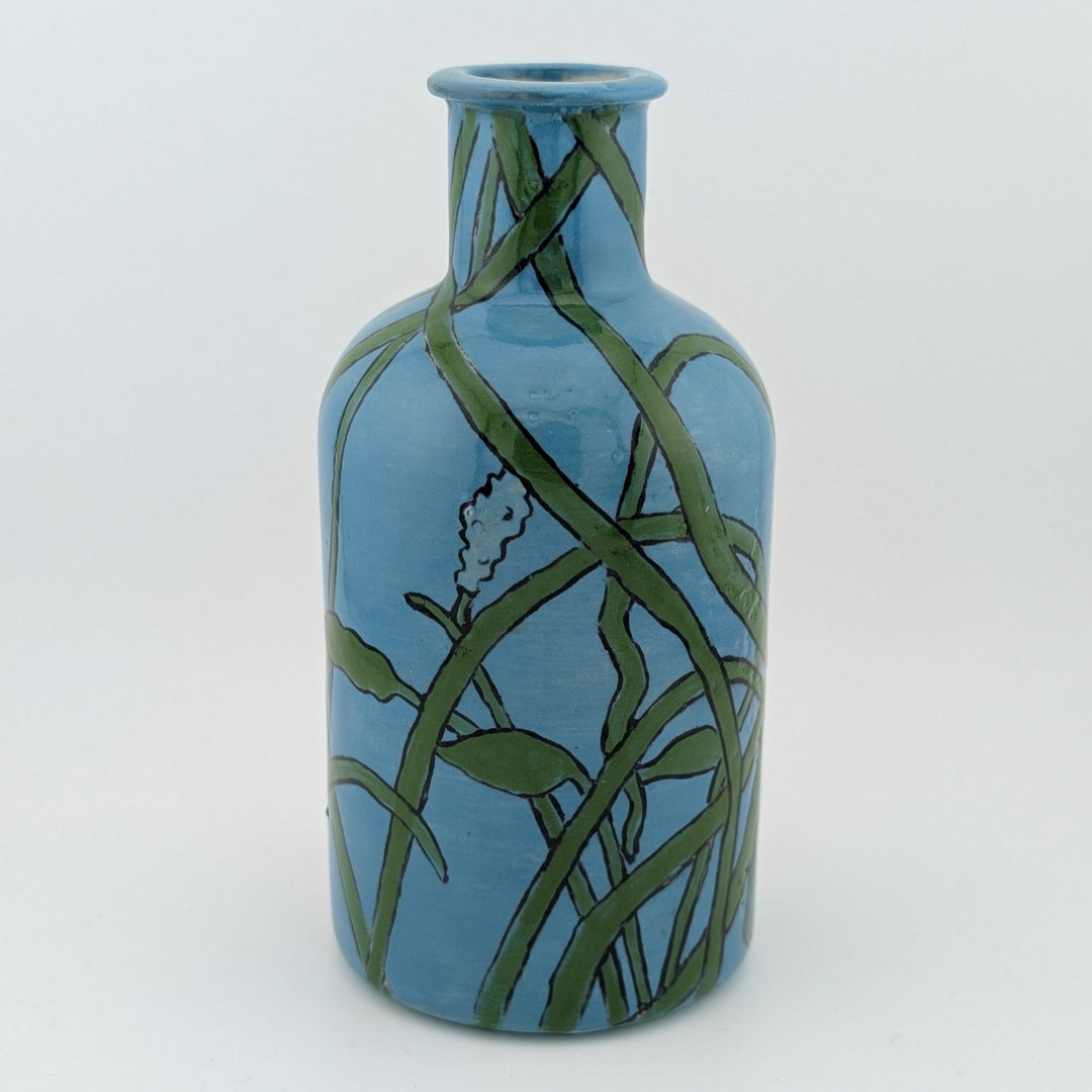 Vase, Water Plants in Turquoise