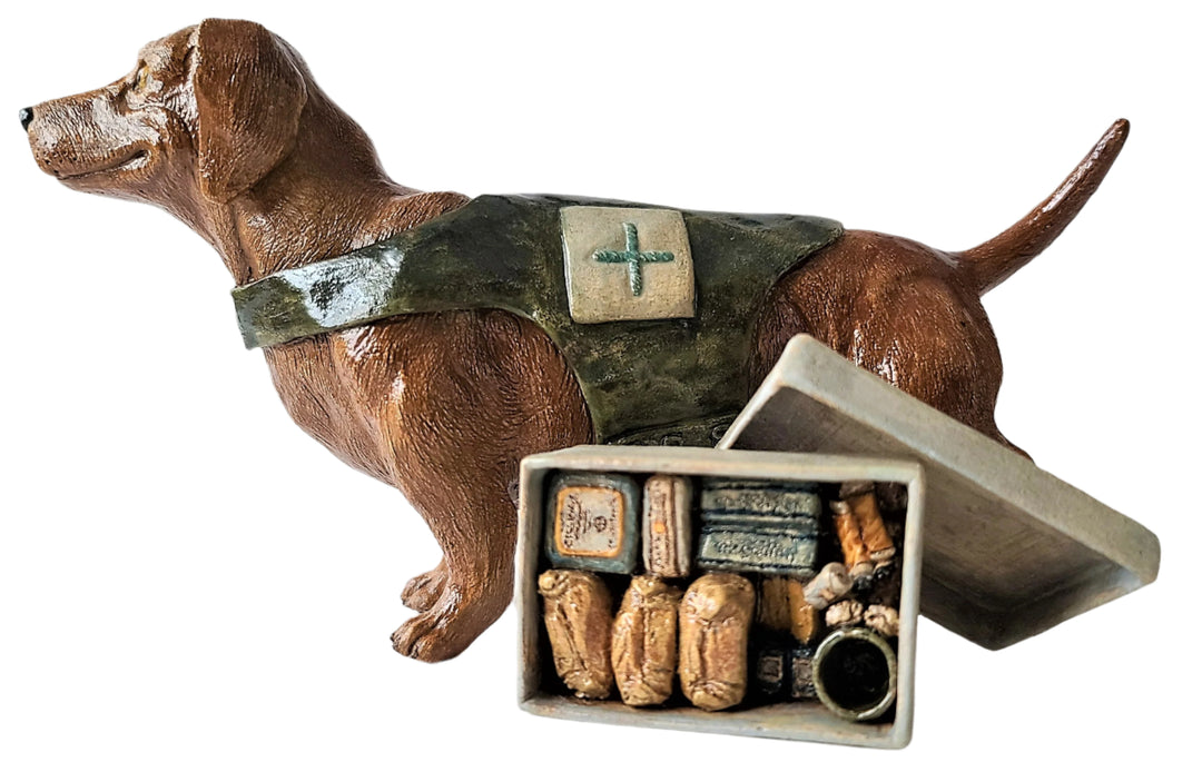 Dachshund Medic Puppy With Medical  Kit