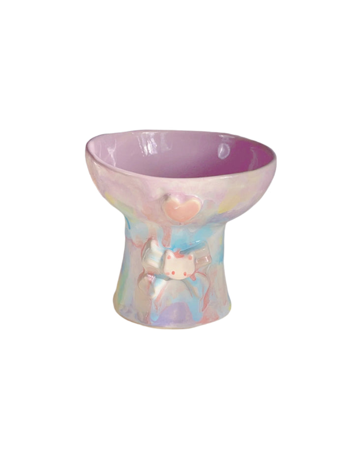 Drippy Mimi Bow Elevated Bowl