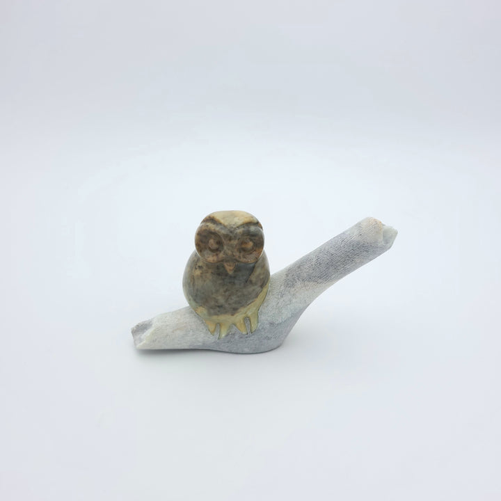 Soapstone Owl Sculpture