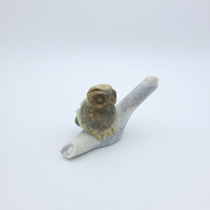 Soapstone Owl Sculpture