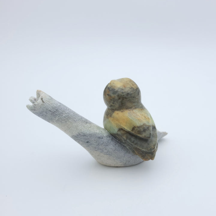 Soapstone Owl Sculpture