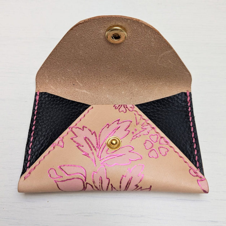 Pink and Blue Small Envelope Cardholder