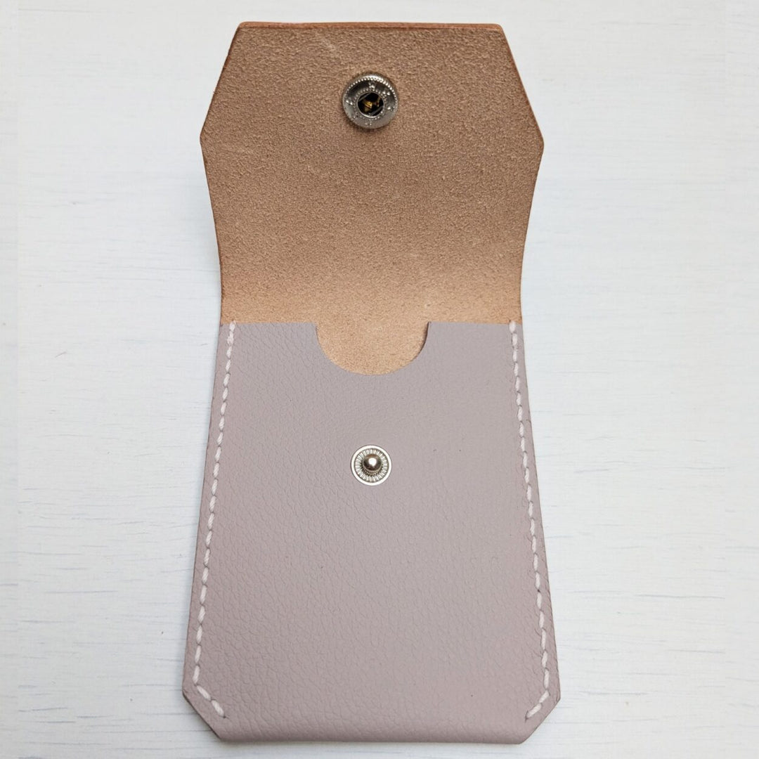 Silver Sakura Flap Cardholder