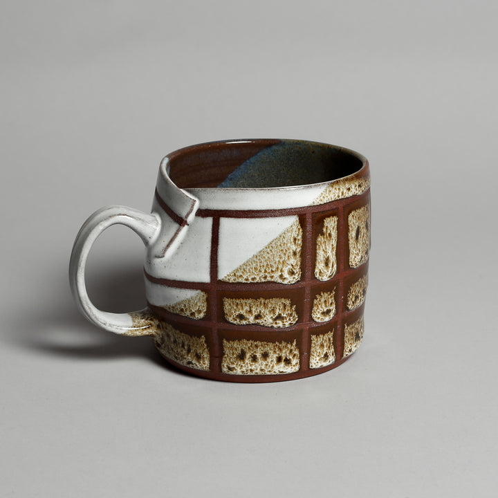 Tape Mug, Brown Clay