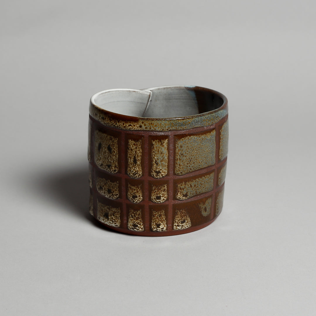 Tape Mug, Brown Clay
