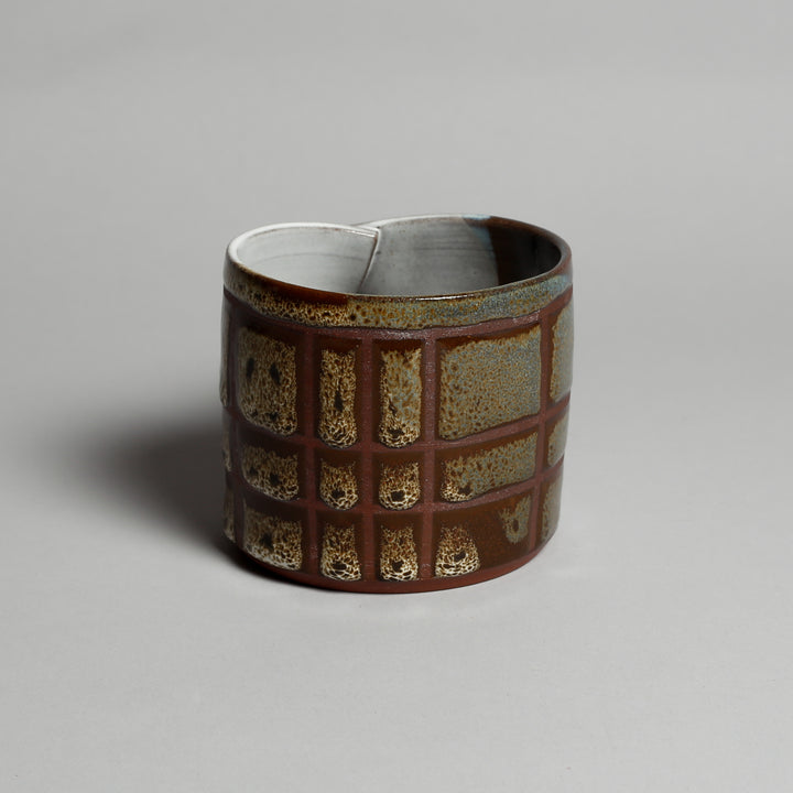 Tape Mug, Brown Clay