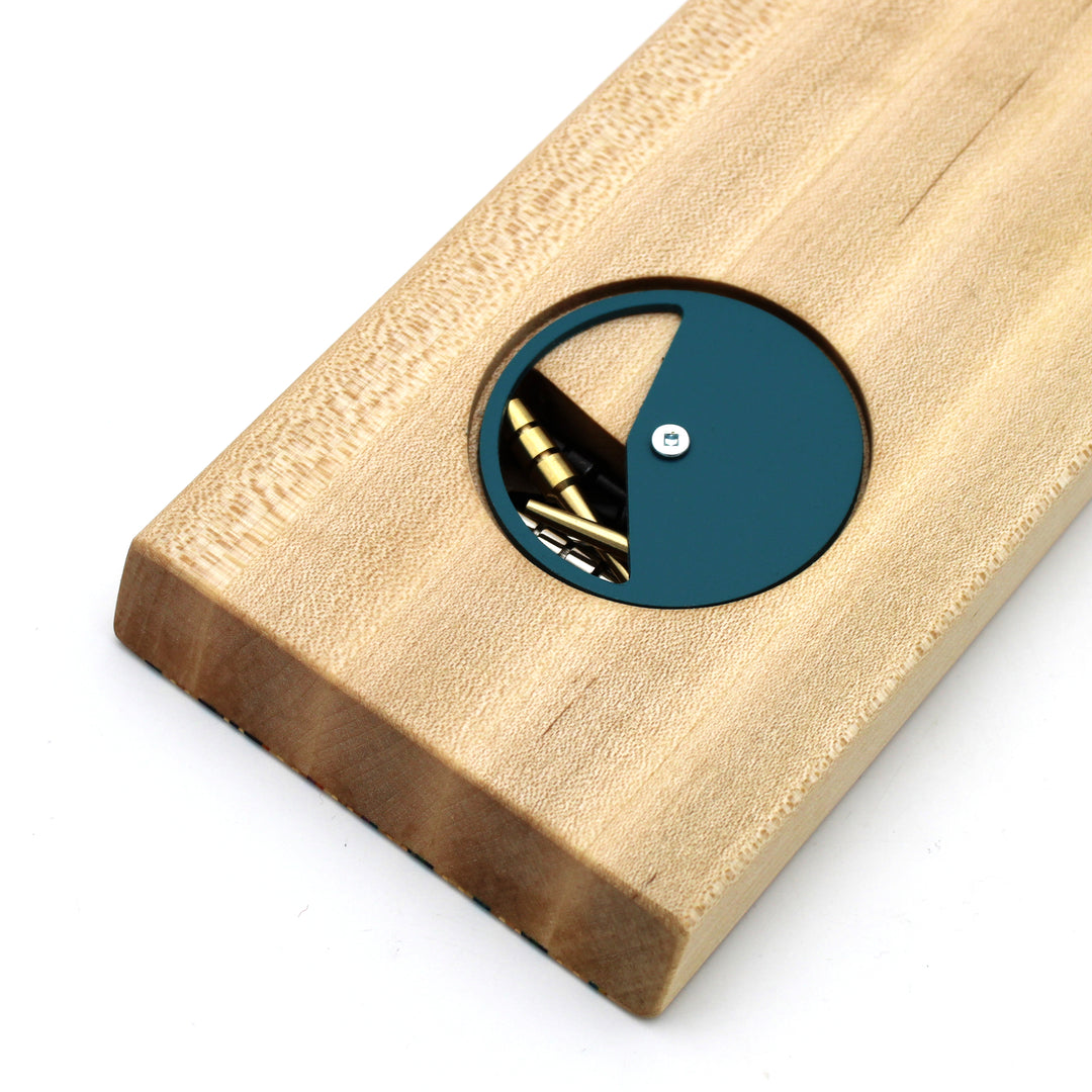 Straight Skateboard Cribbage Board