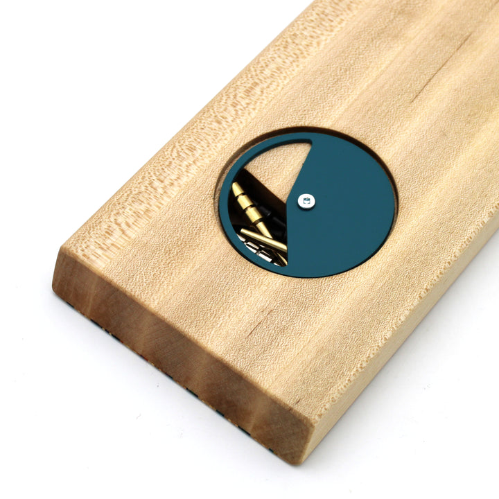 Straight Skateboard Cribbage Board