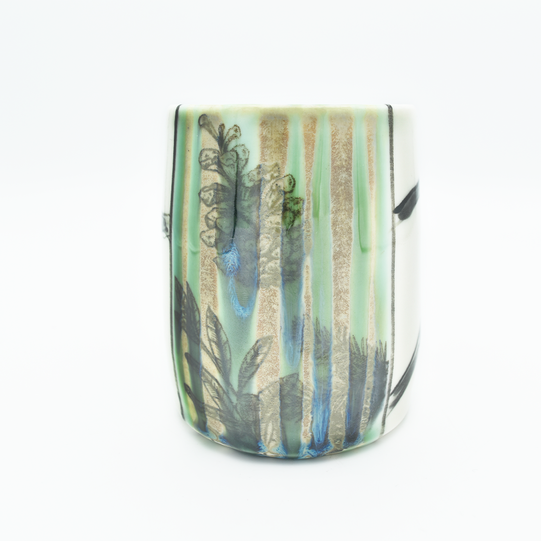 Pine Tree and Chickadee Mug