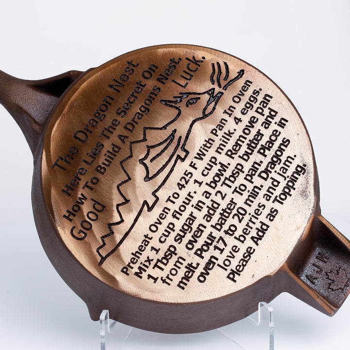 Dragon Cast Iron Pan 11"