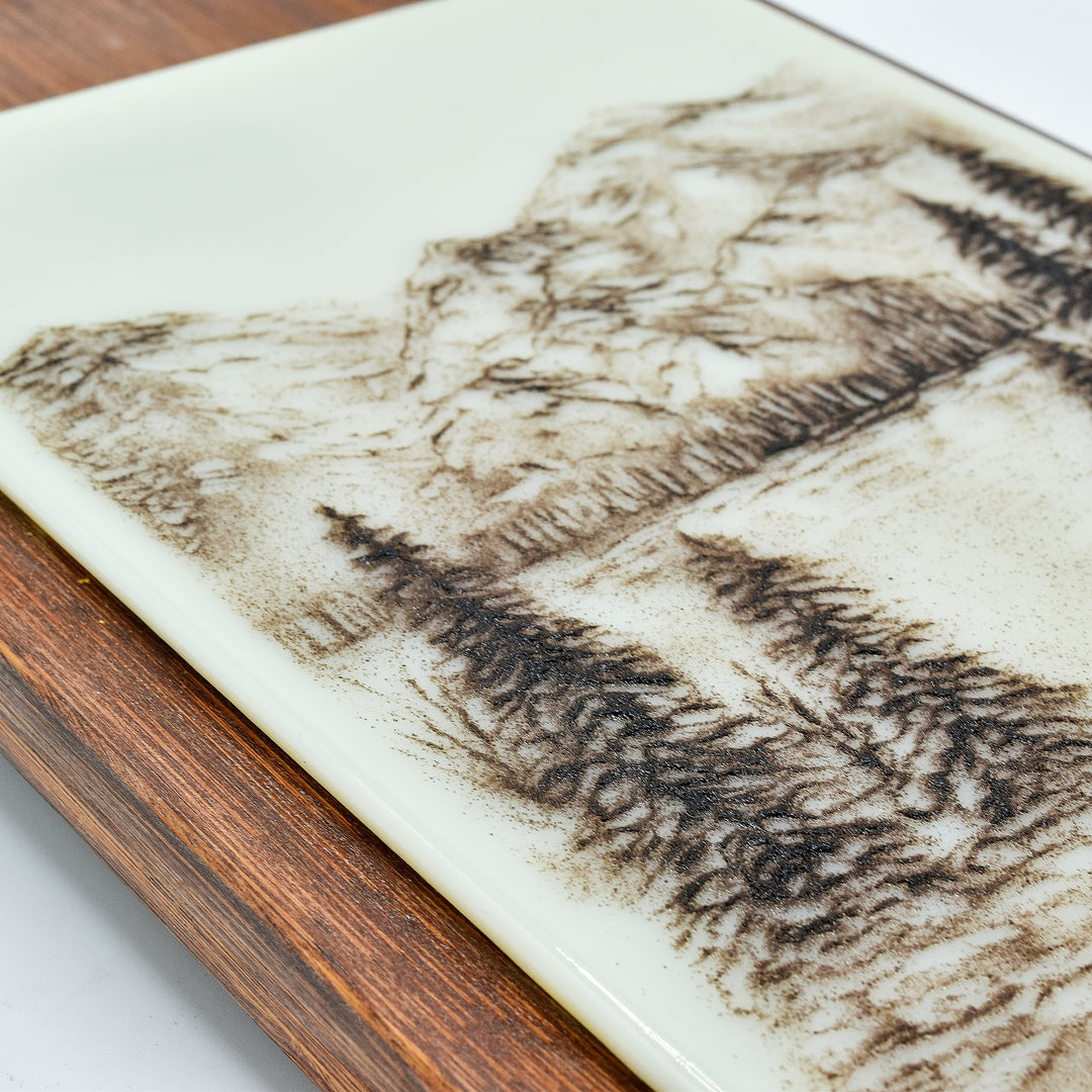 Glass Charcuterie Board Vertical