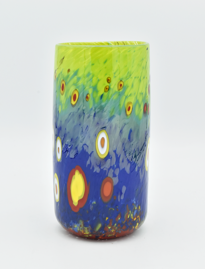 Large, Blue-green Murrini Cup