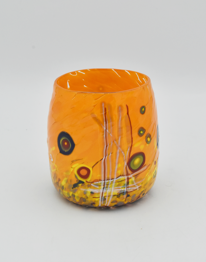 Small, Orange Murrini Cup