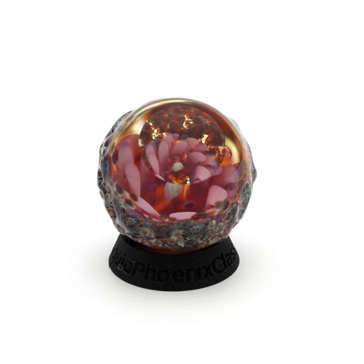 Flower Implosion Glass Geode Marble