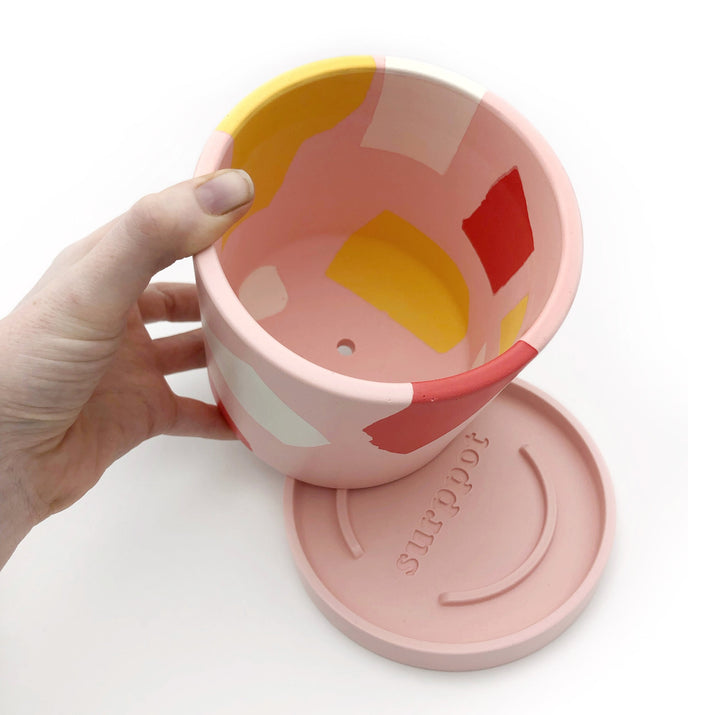 Colourful Eco-Friendly Resin Plant Pot