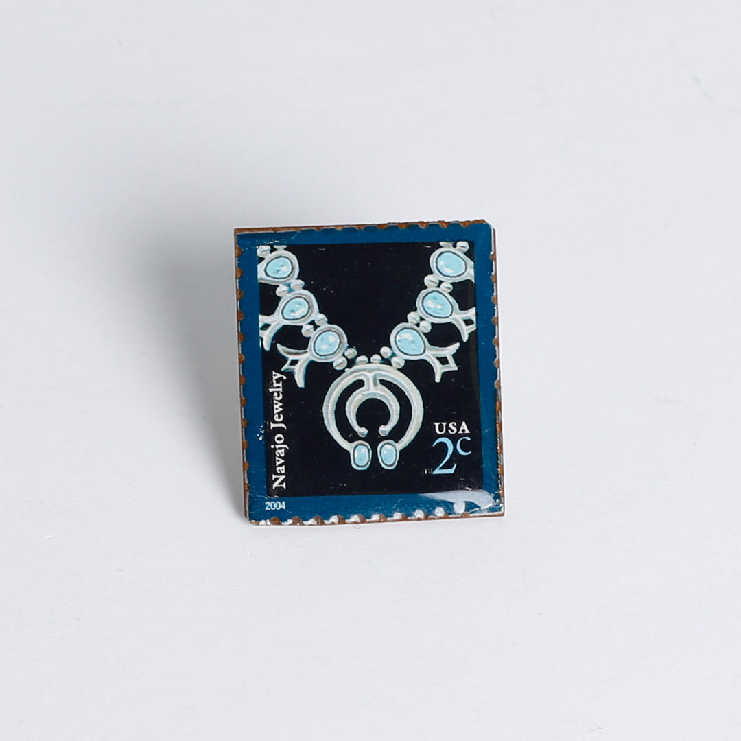 Postage Stamp Pin, SML
