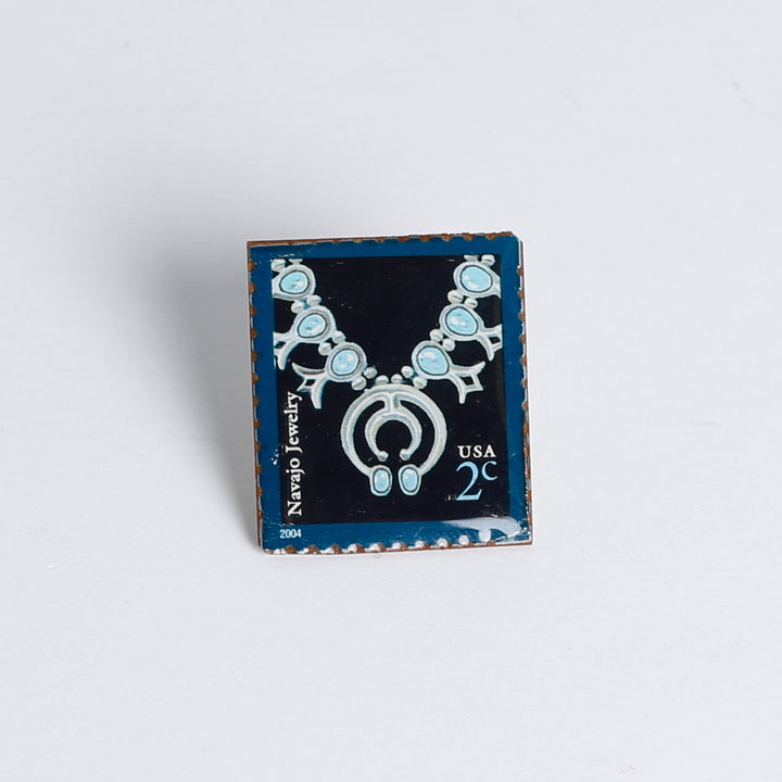 Postage Stamp Pin, SML