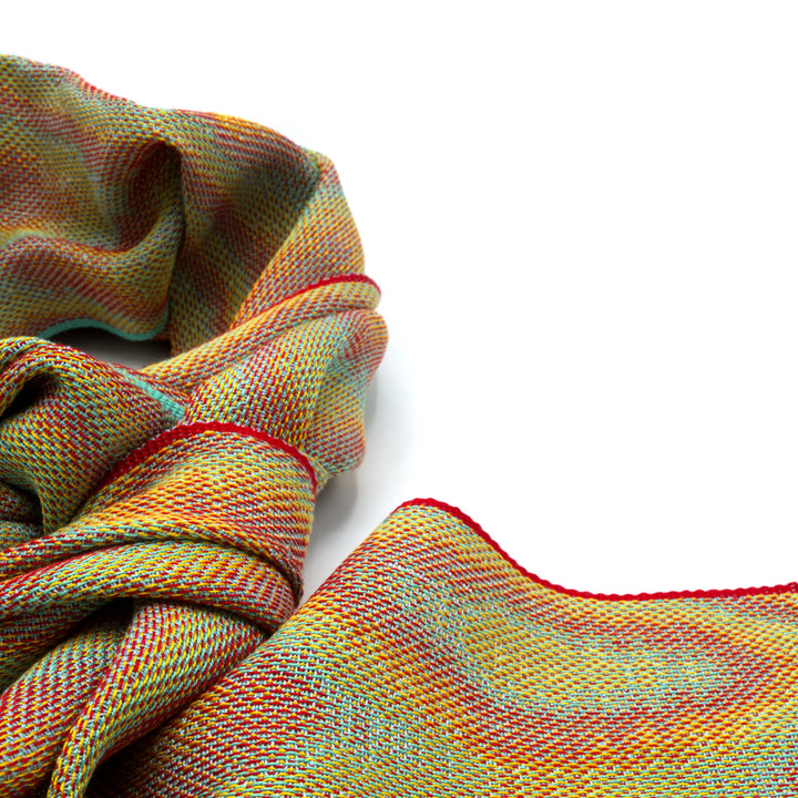 Corris Patterned Multicoloured Scarf