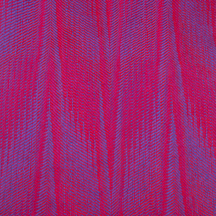 Red, Blue Woven Scarf