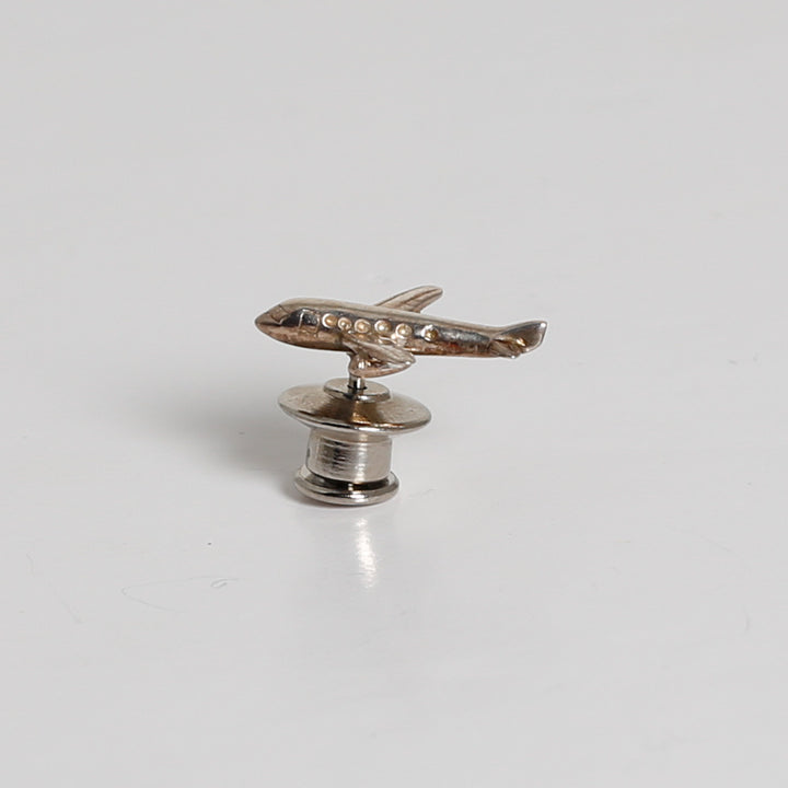 Tie Tack, Airplane, Sterling