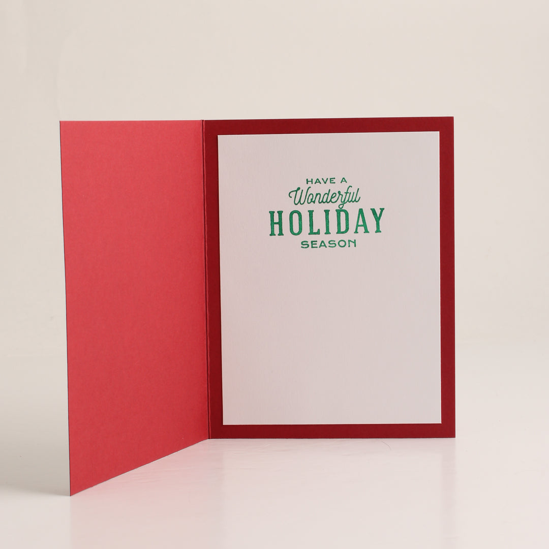 Greeting Card - Wonderful Holiday