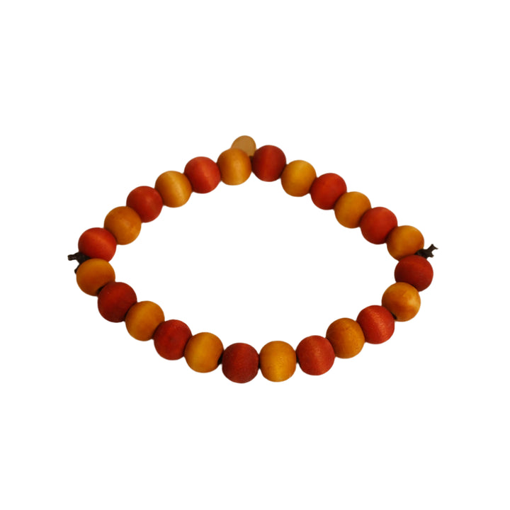 Beaded Collar - 10" - Small Beads - Pink, Tan