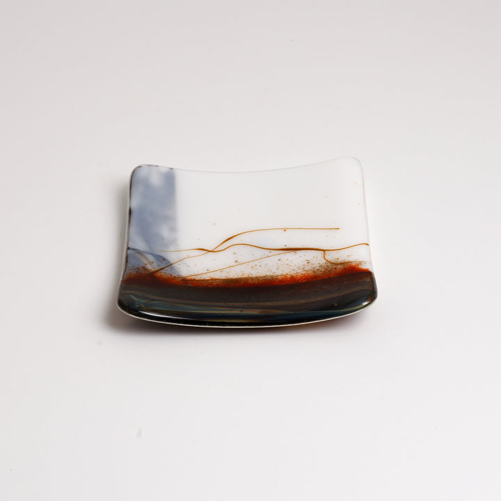 Silver Haze IV, Plate/Candle Holder