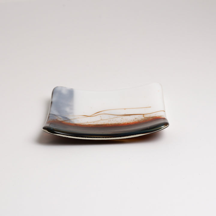 Silver Haze IV, Plate/Candle Holder