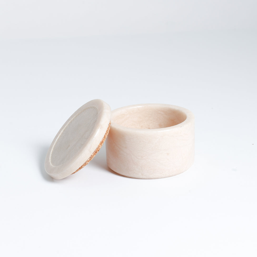Round Lidded Alabaster Box, 224-66