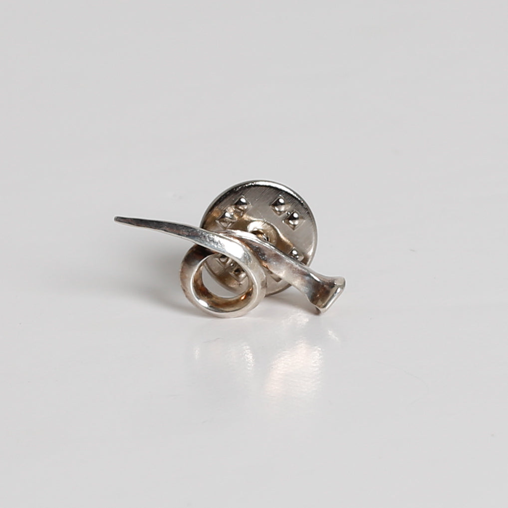 Pin, Nail, Loop, Sterling Silver