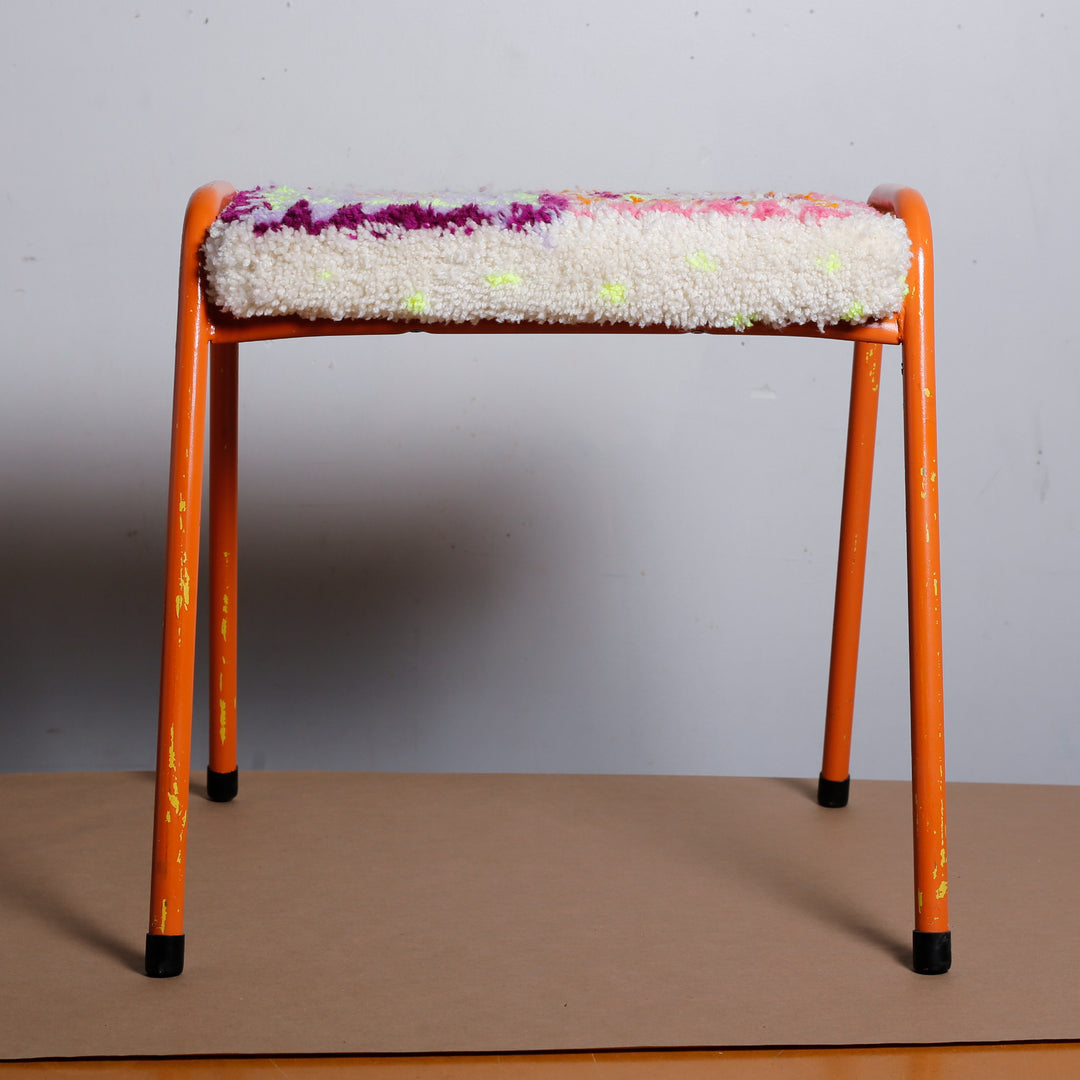 Granny Square Stool 2