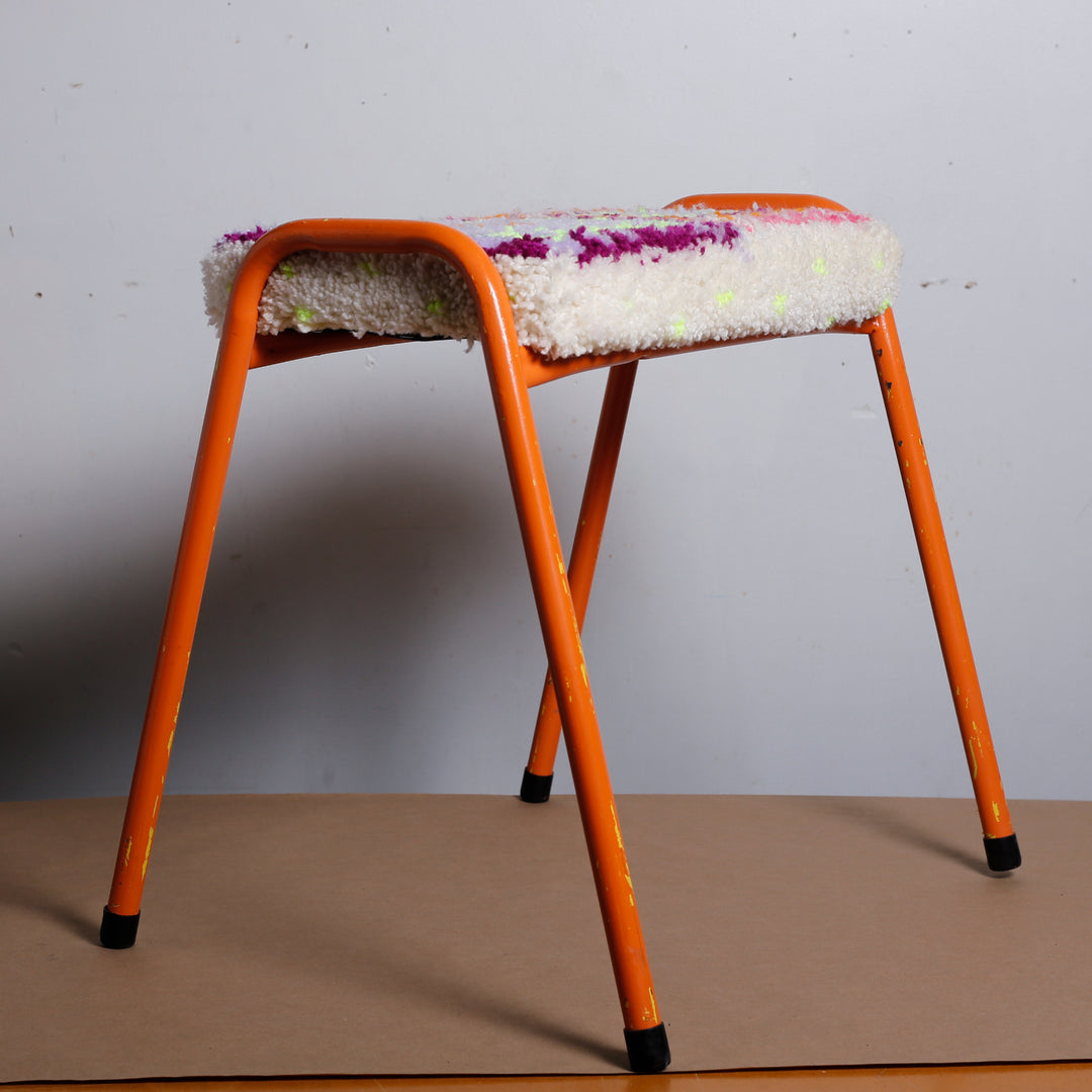 Granny Square Stool 2