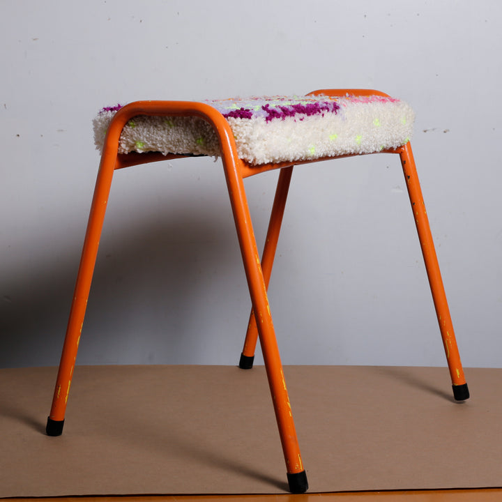 Granny Square Stool 2