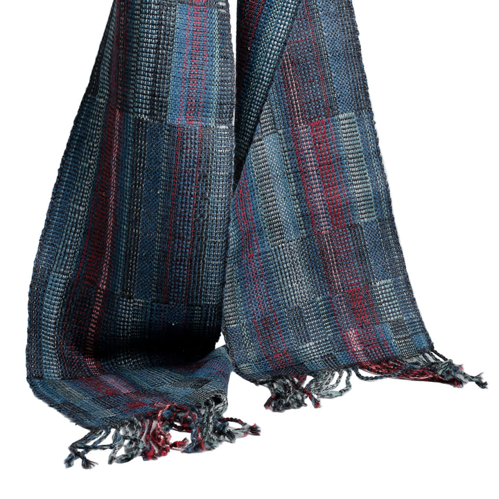 Scarf Black, Green, Red, Blue #133