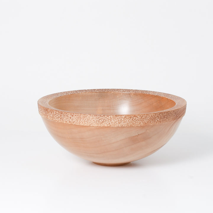 Bowl - Silver Maple/ Textured Rim #1