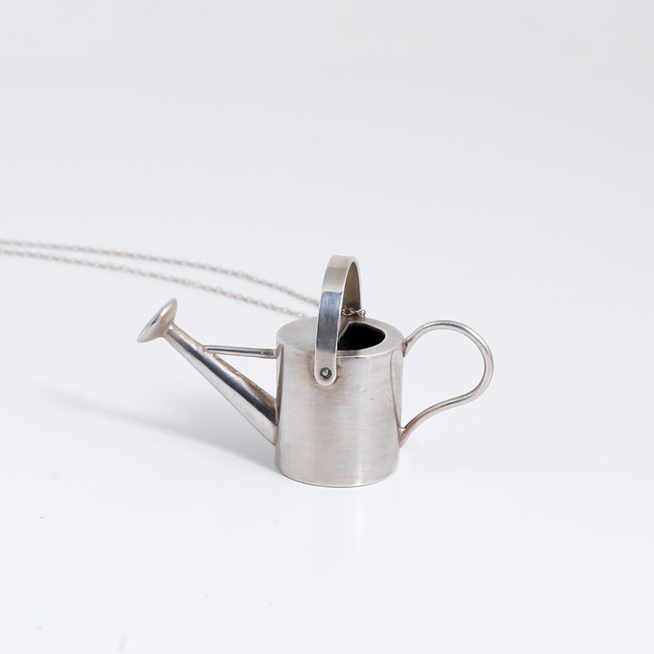 Pendant, Watering Can, Sterling