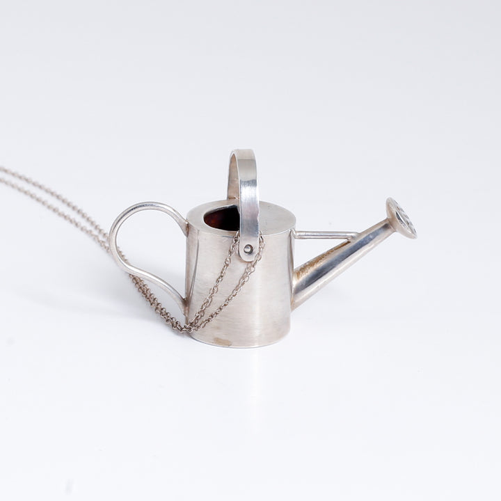 Pendant, Watering Can, Sterling