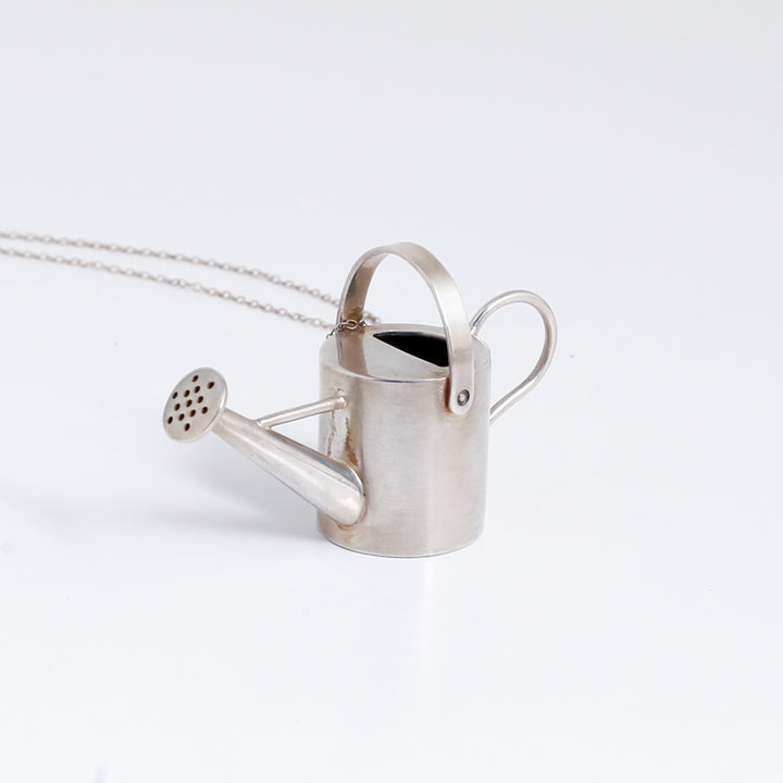 Pendant, Watering Can, Sterling